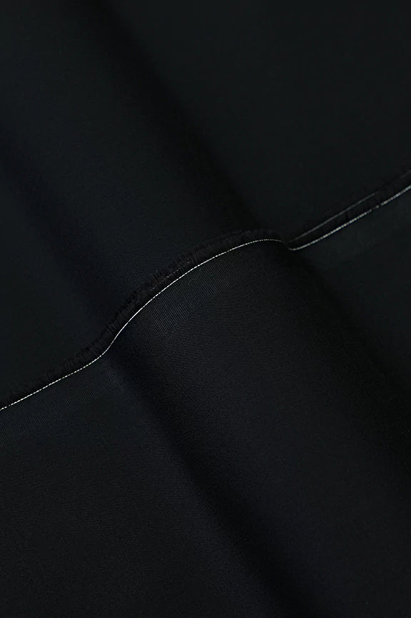 Black Wash & Wear Fabric - Image 2