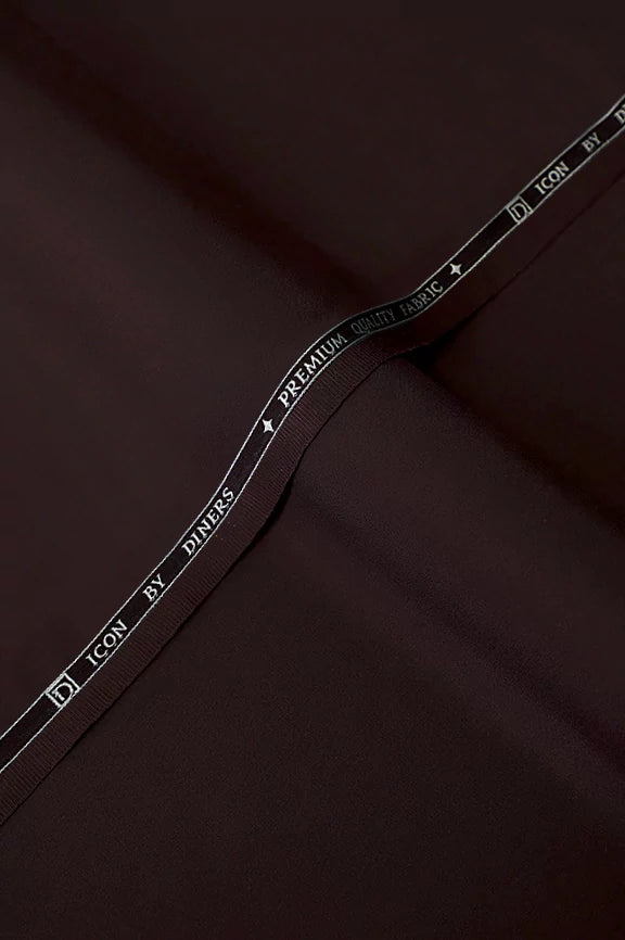 Maroon Wash & Wear Fabric