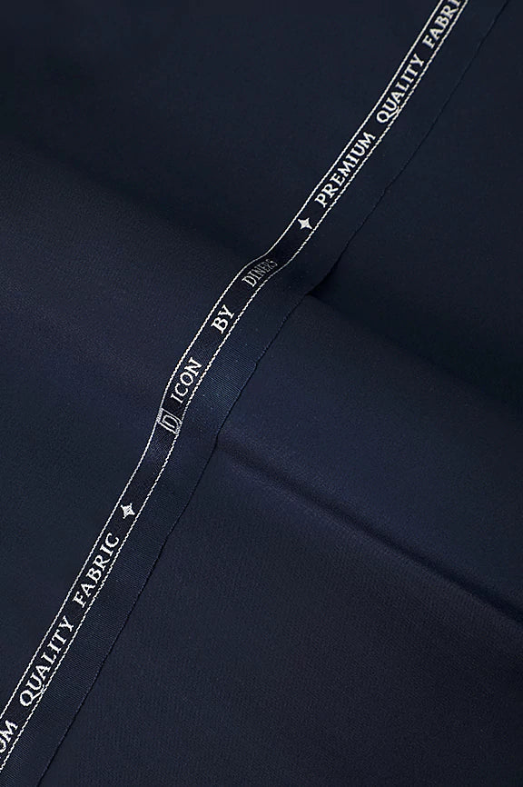 Navy Blue Wash & Wear Fabric