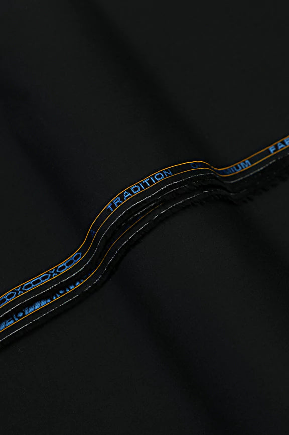 Black Cotton Fabric - Image 3