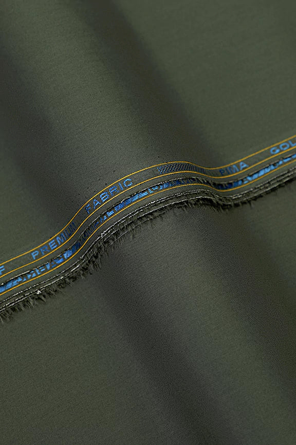 Dark Green Cotton Fabric - Image 3