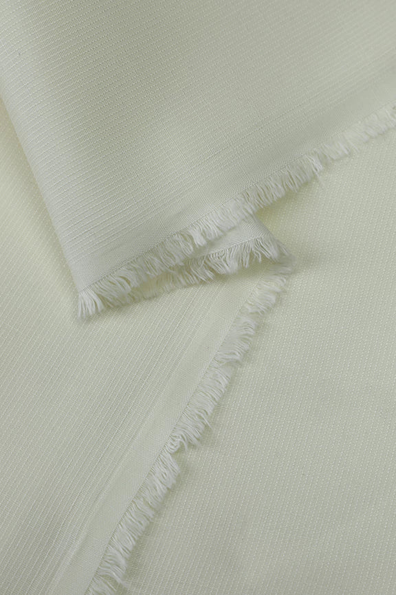 Cream Wash & Wear Fabric