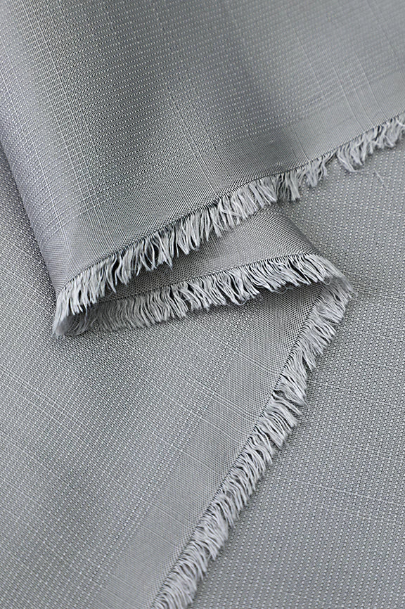 Grey Wash & Wear Fabric