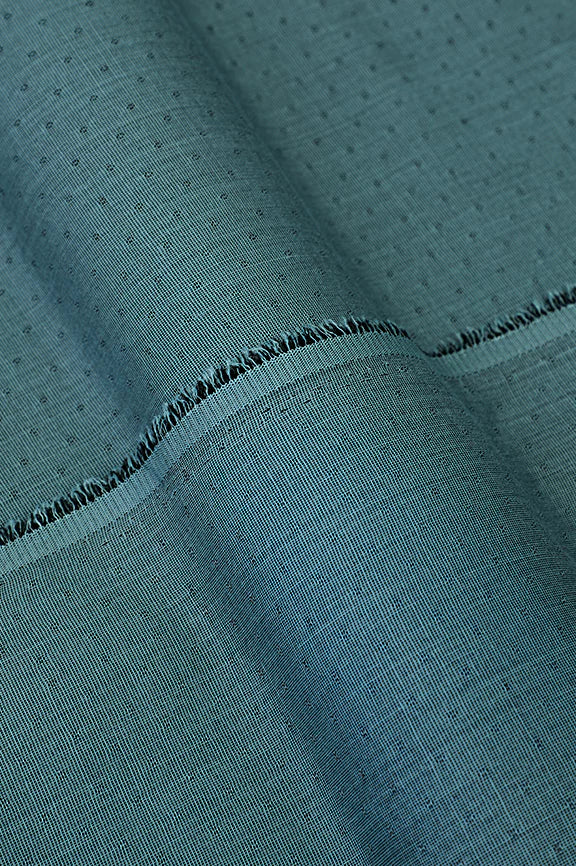 Teal Wash & Wear Fabric - Image 2