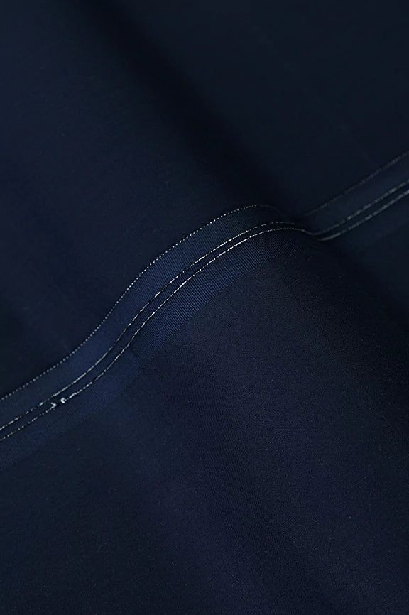 Navy Blue Latha Fabric with Gifting Box - Image 3