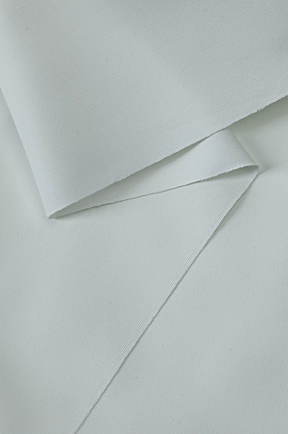 White Wash & Wear Fabric