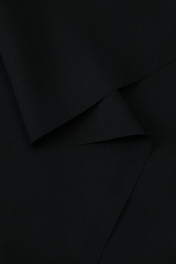 Black Wash & Wear Fabric