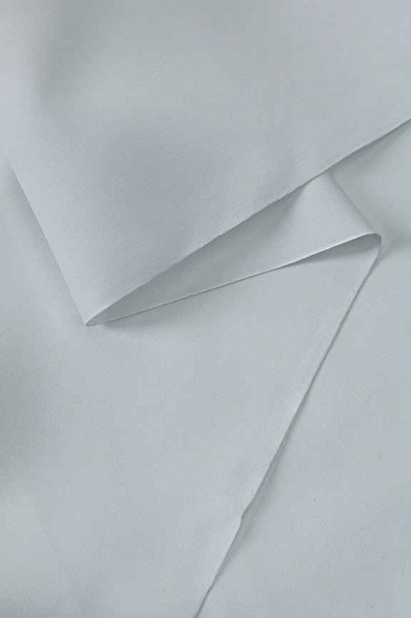 White Wash & Wear Fabric