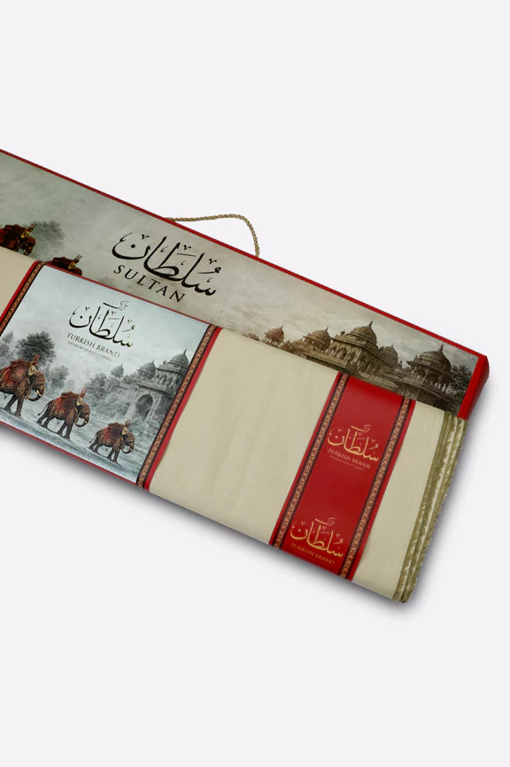 Light Beige Premium Lattha Cotton Fabric - Image 2