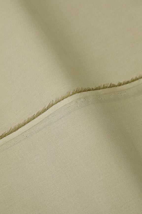 Light Beige Premium Lattha Cotton Fabric - Image 3
