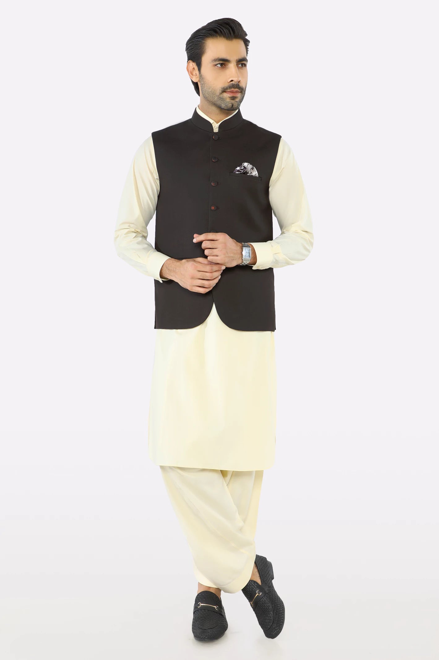 Dark Brown Waistcoat - Image 2