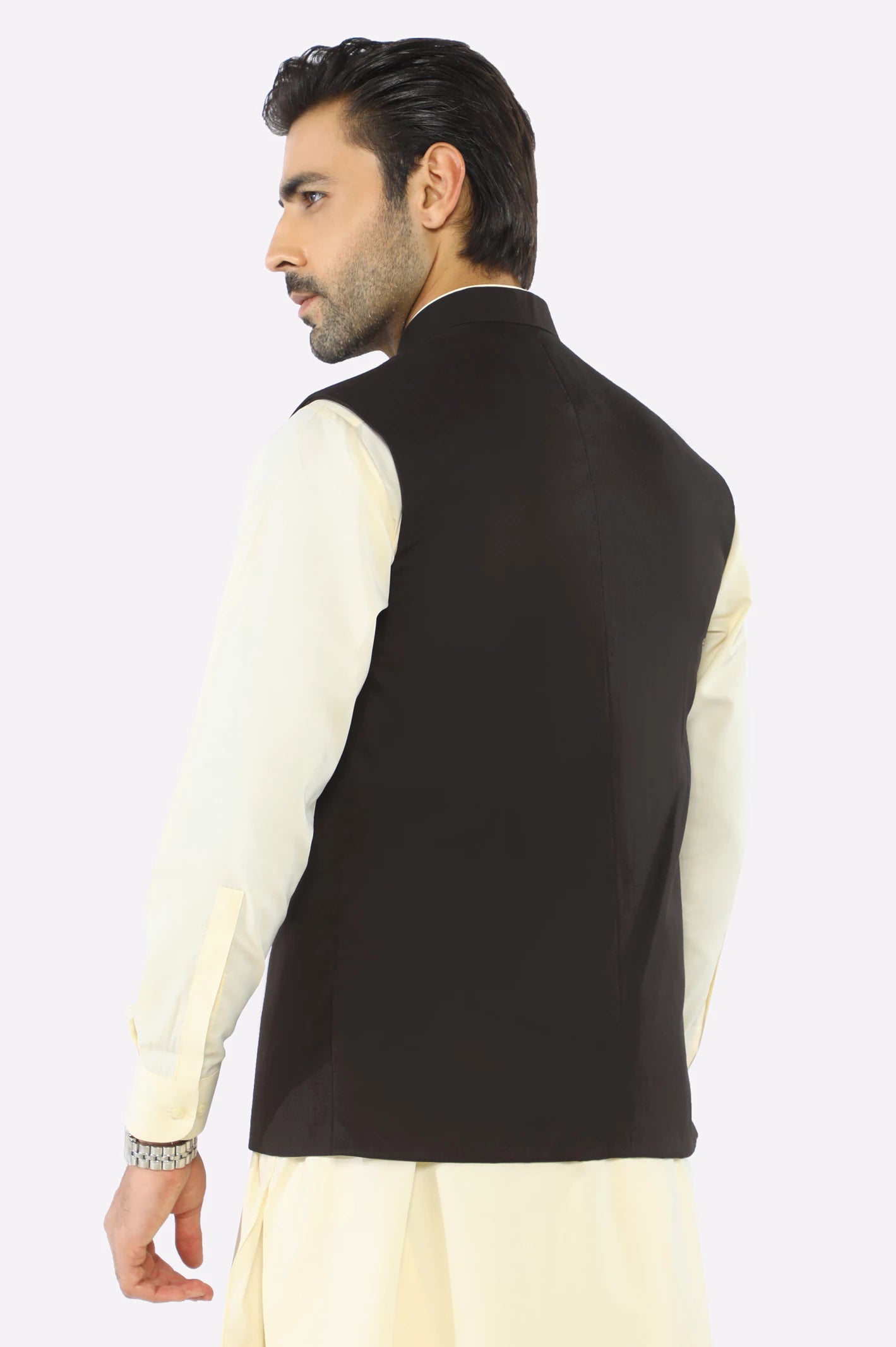 Dark Brown Waistcoat - Image 3