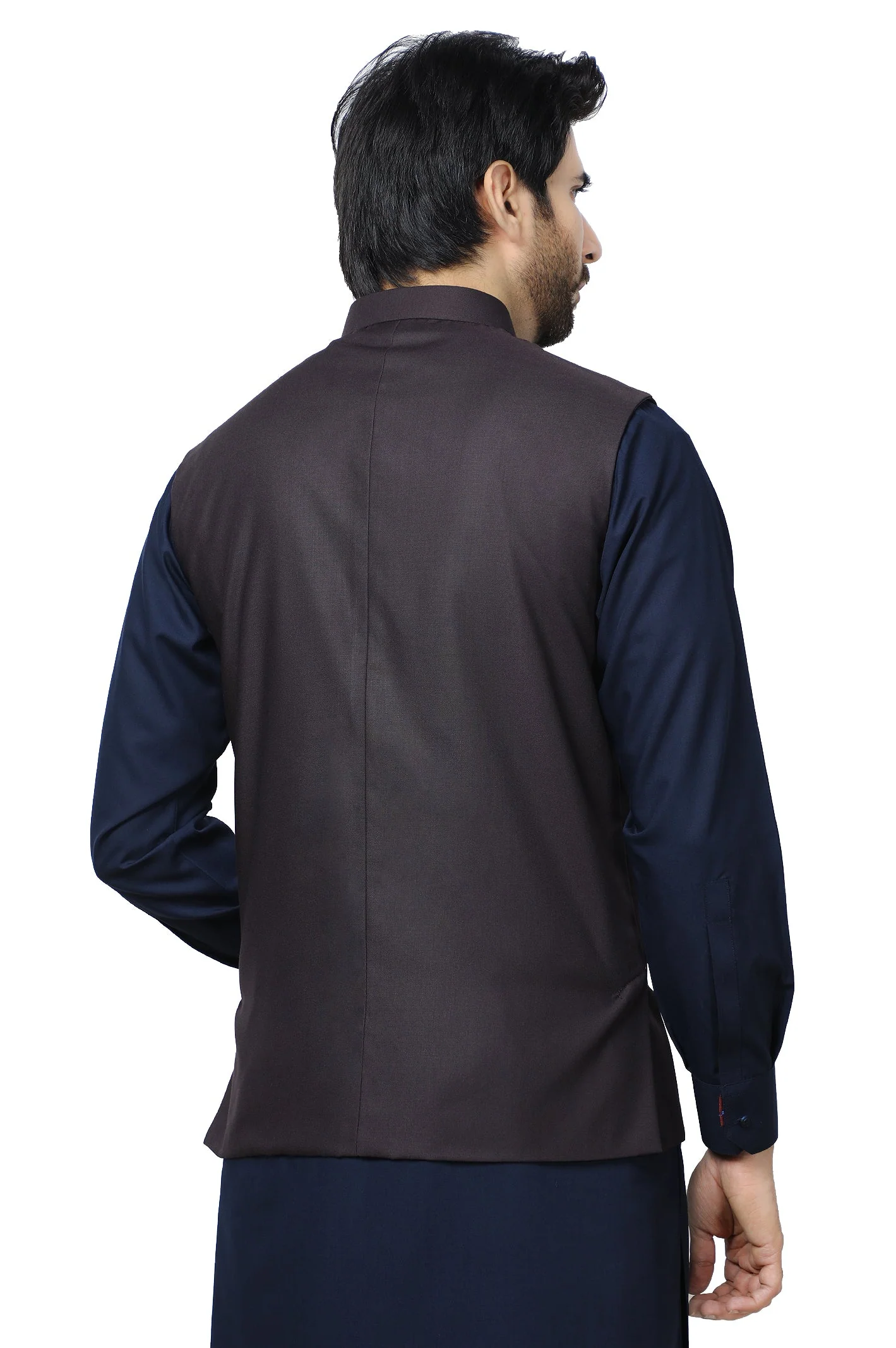 Dark Brown Waistcoat - Image 3