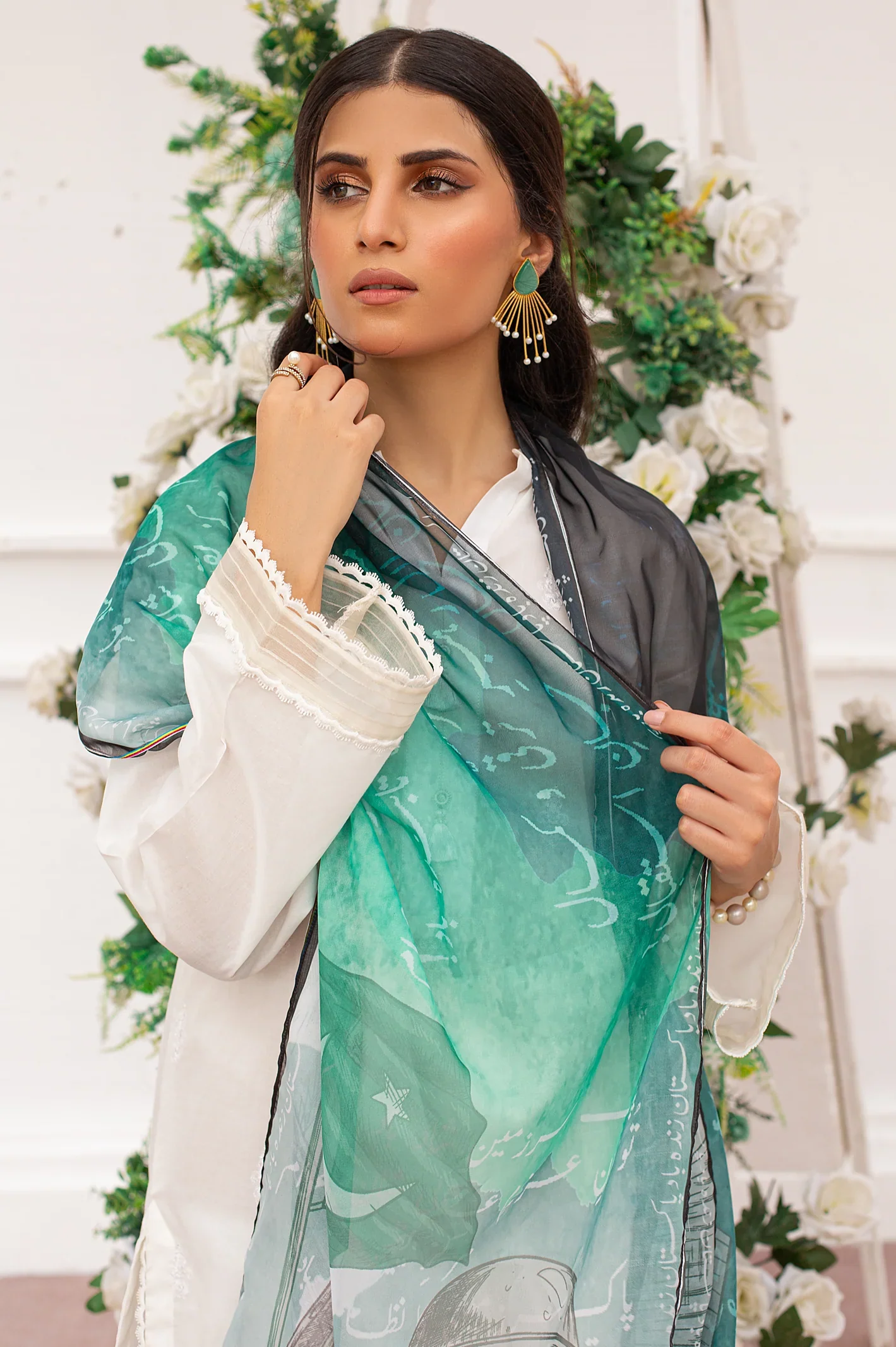 Green Dupatta