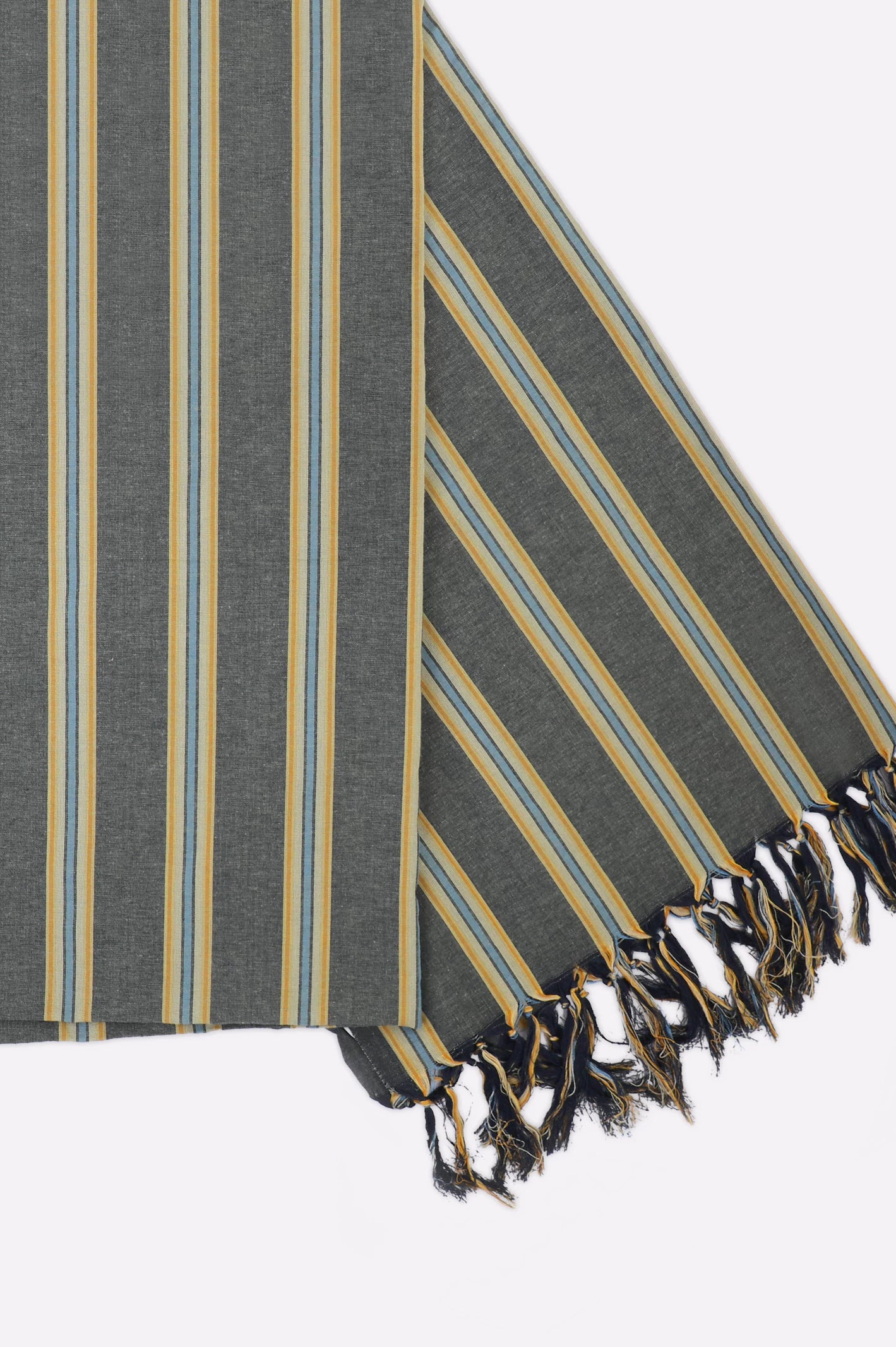 Grey Plain Dupatta - Image 2