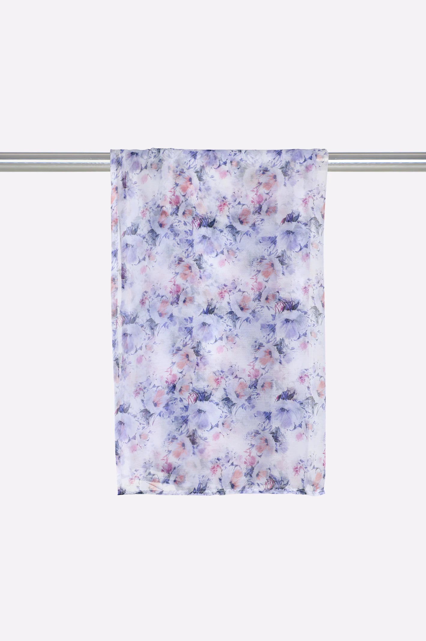 White Printed Dupatta