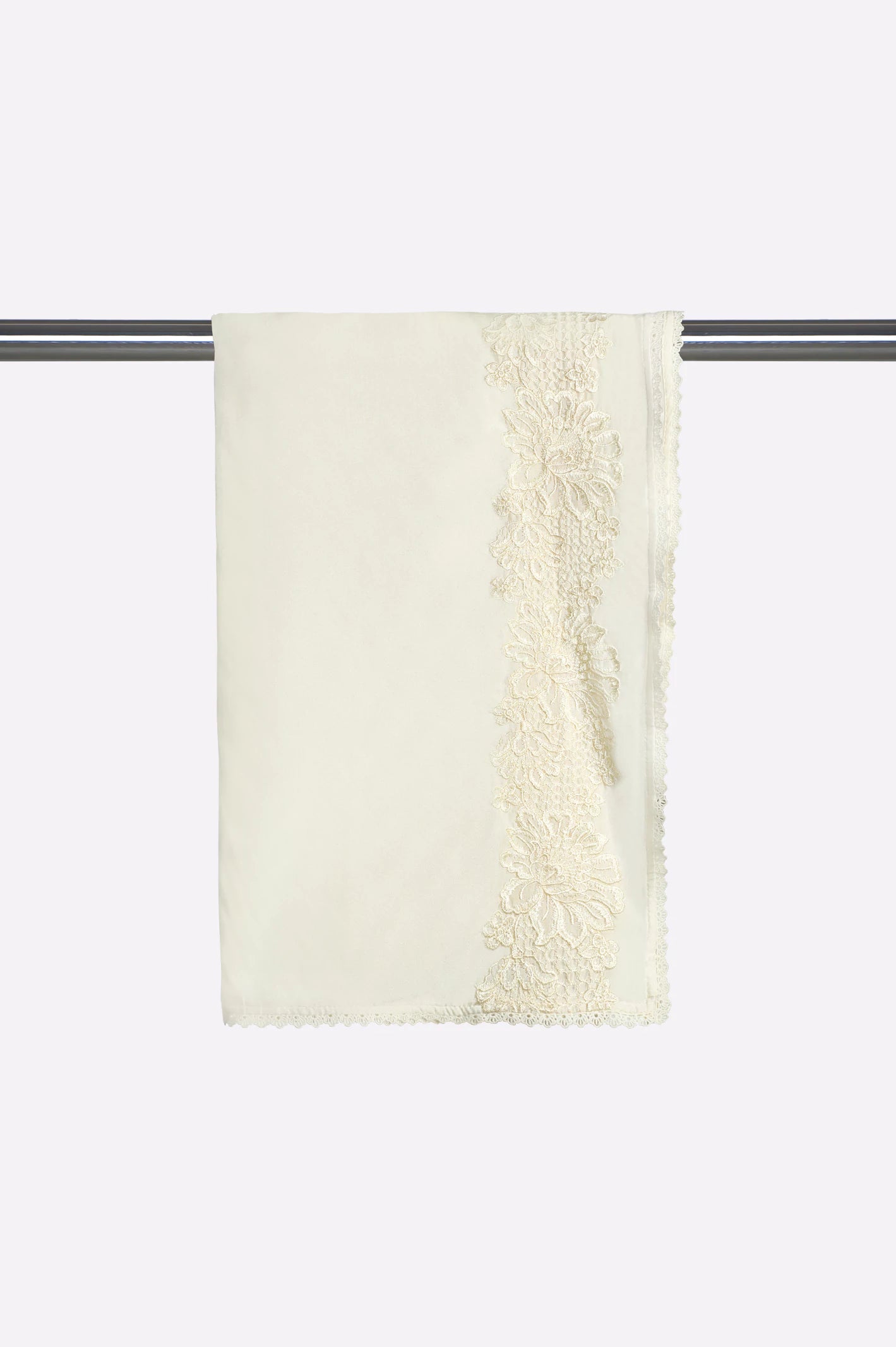 Off White Embroidered Dupatta