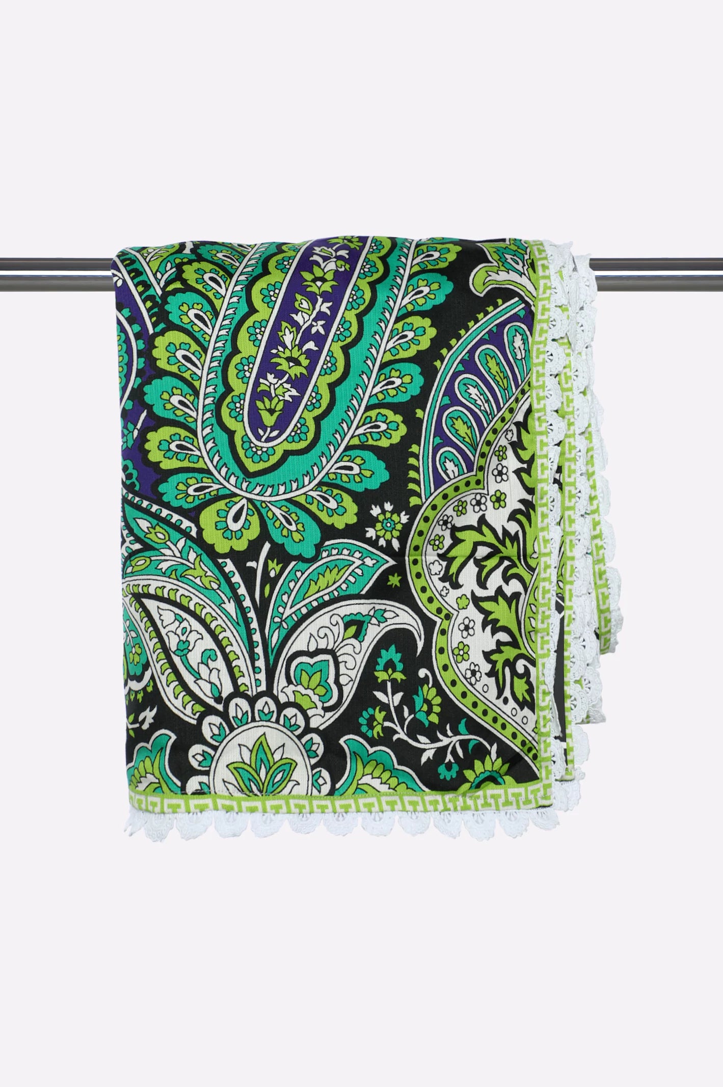 Green Printed Dupatta