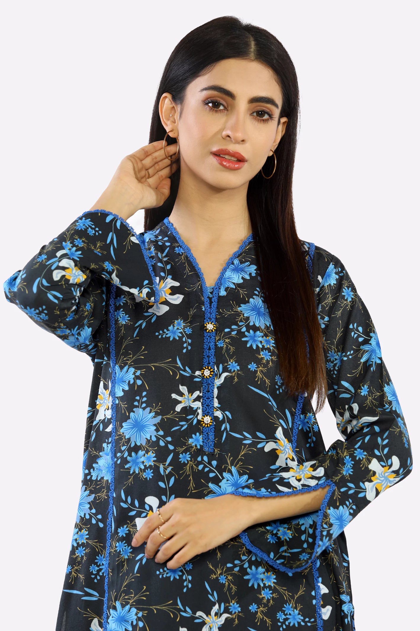Black Printed 2PC - Image 3