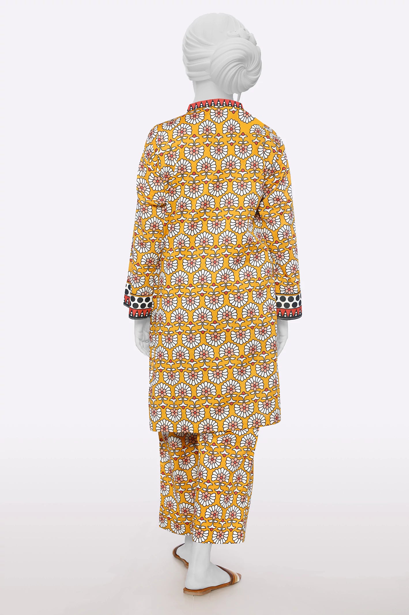 Brown Printed 2PC - Image 3