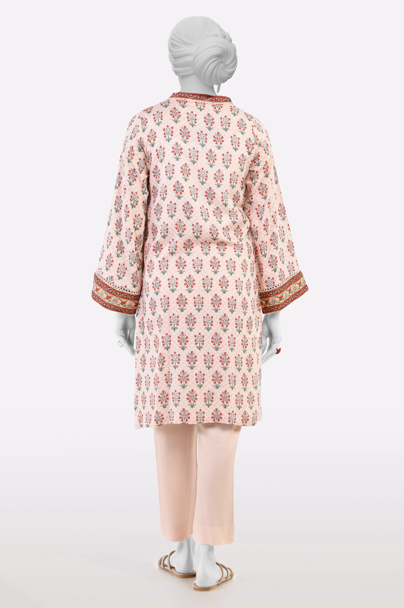 Light Peach Printed 2PC - Image 3