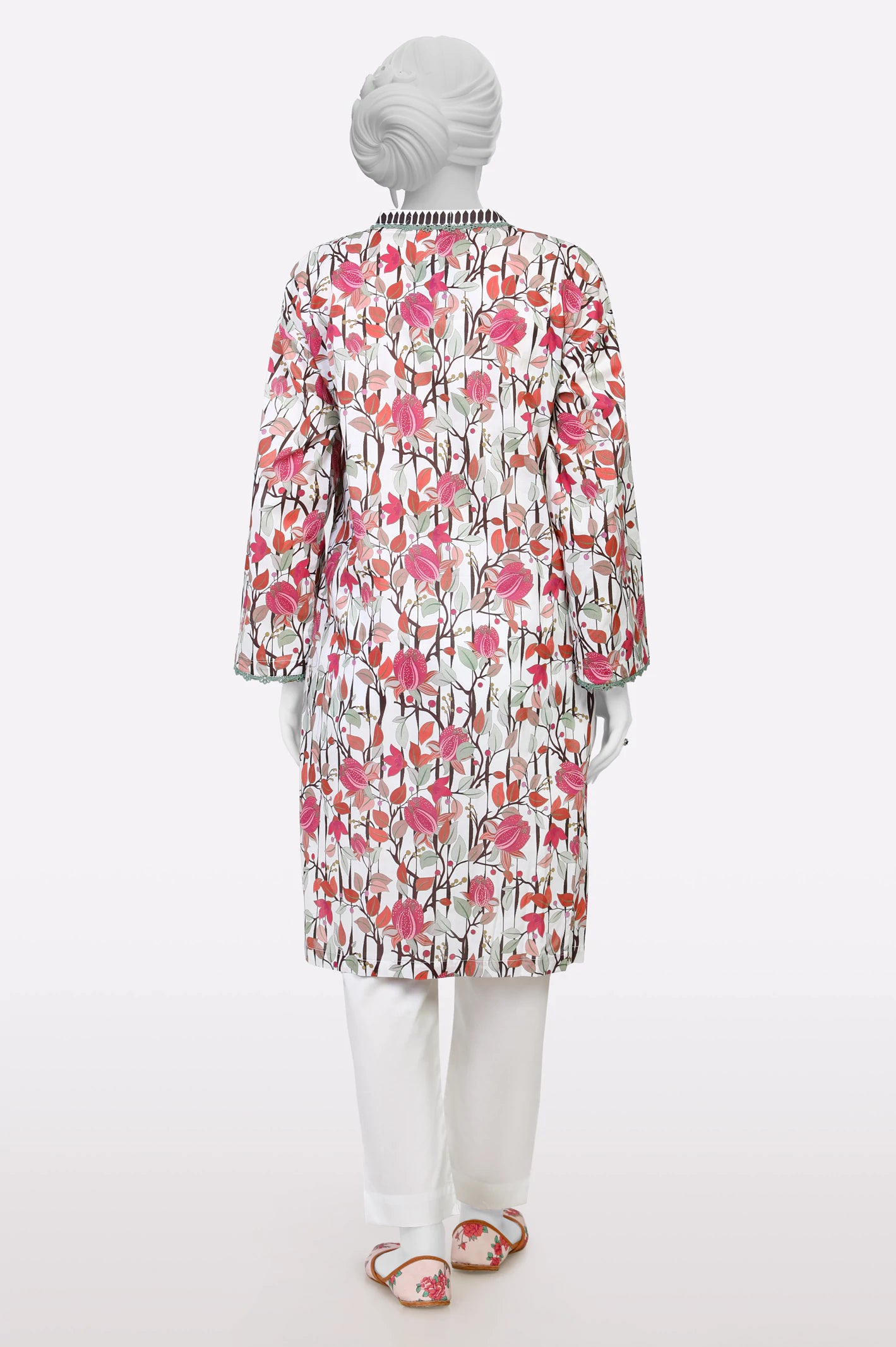 White Printed 2PC - Image 3