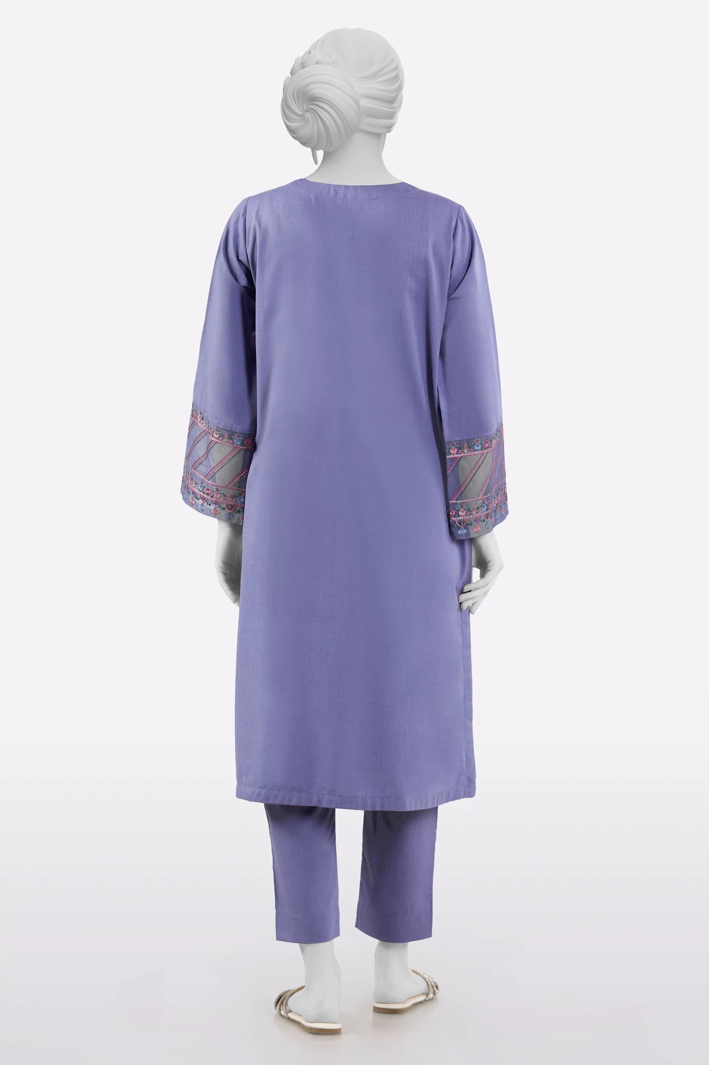 Purple Embroidered 2PC - Image 3
