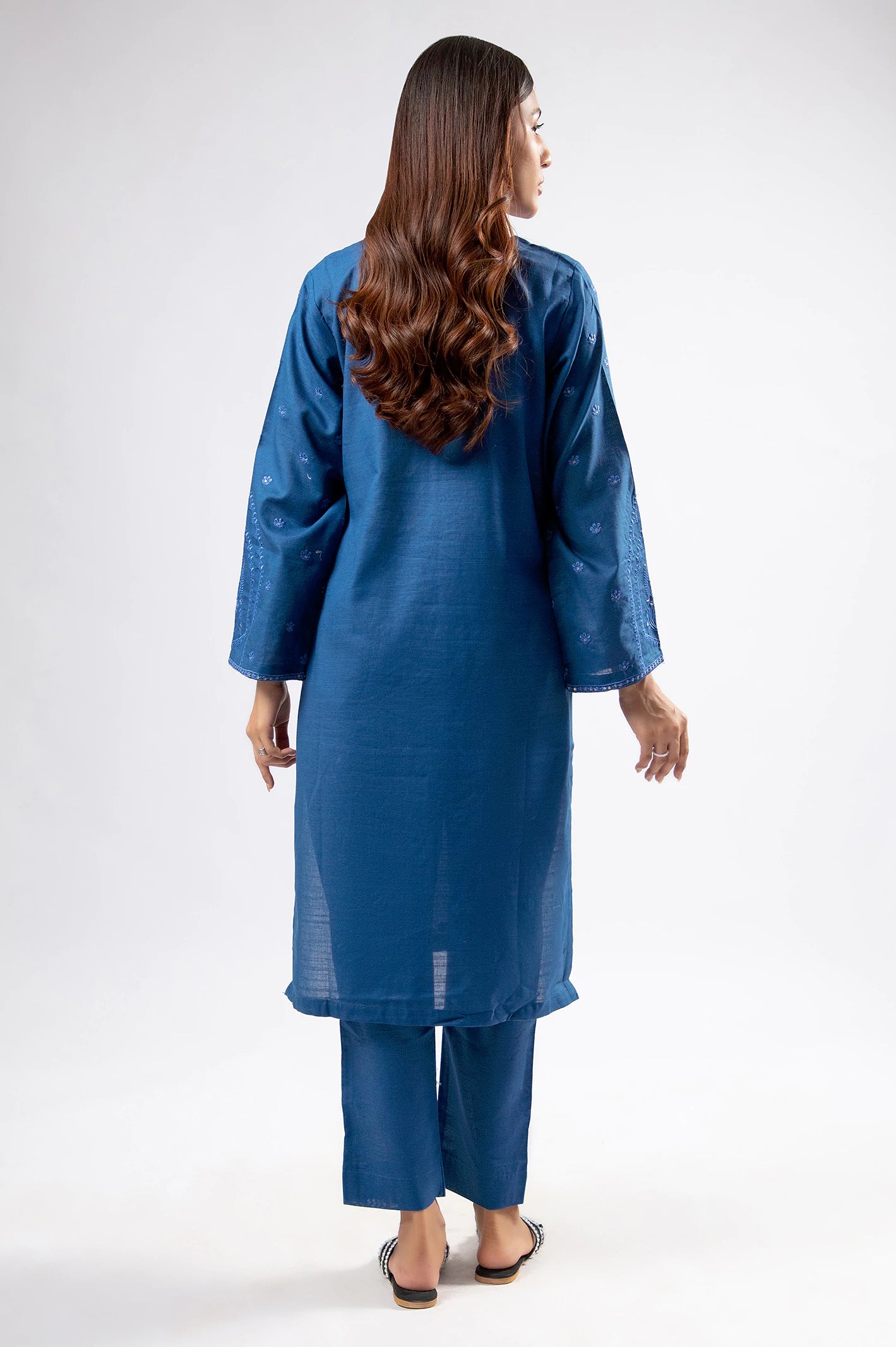 Blue Embroidered 2PC - Image 4