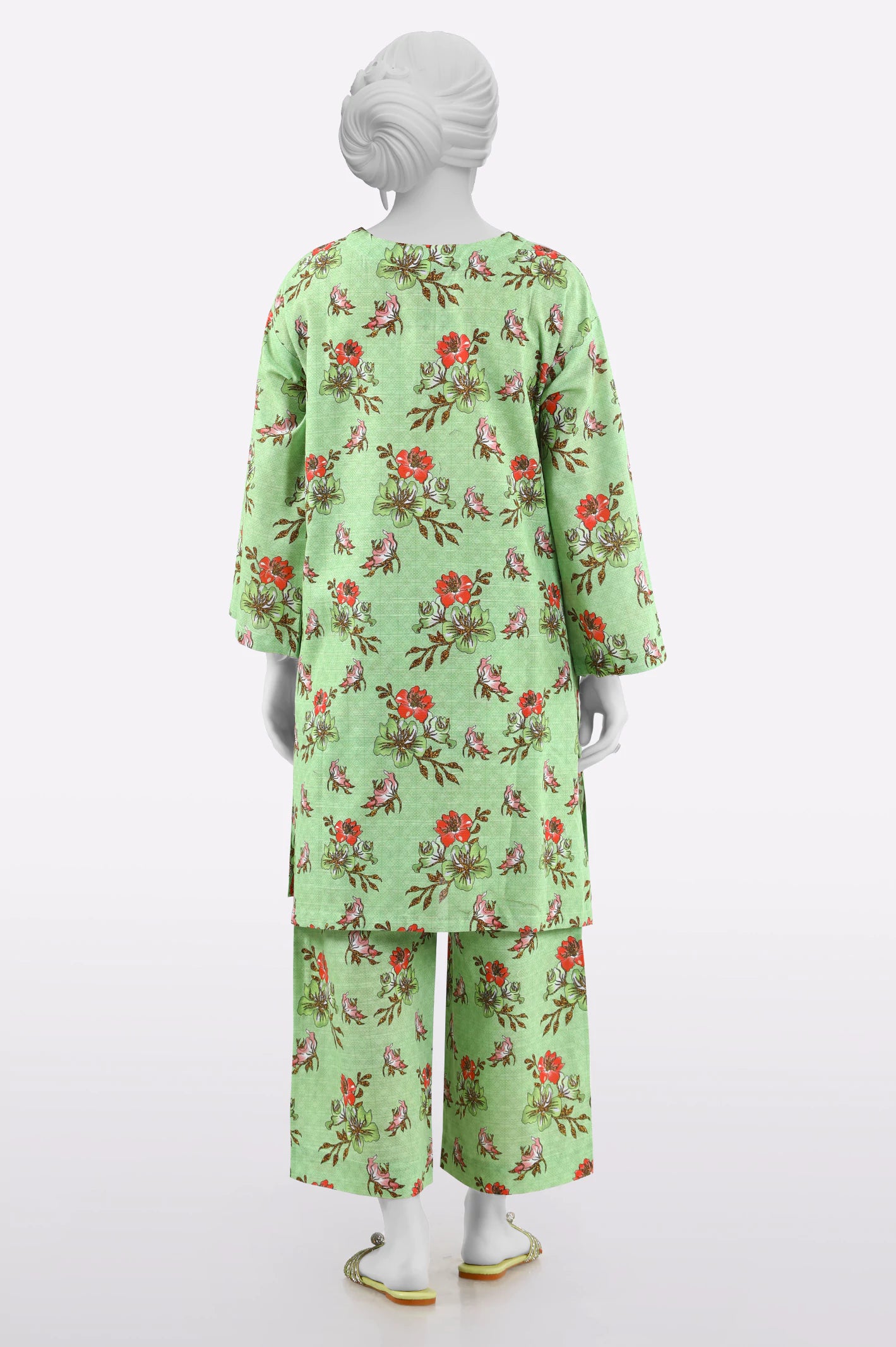 Parrot Green Printed 2PC - Image 3