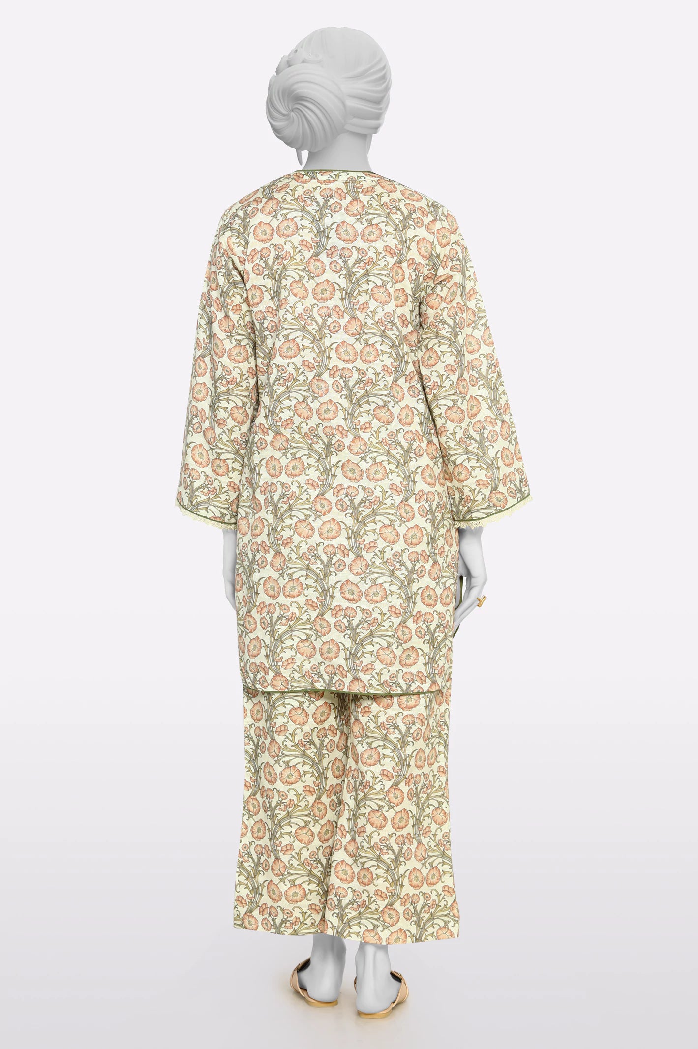 Beige Printed 2PC - Image 3