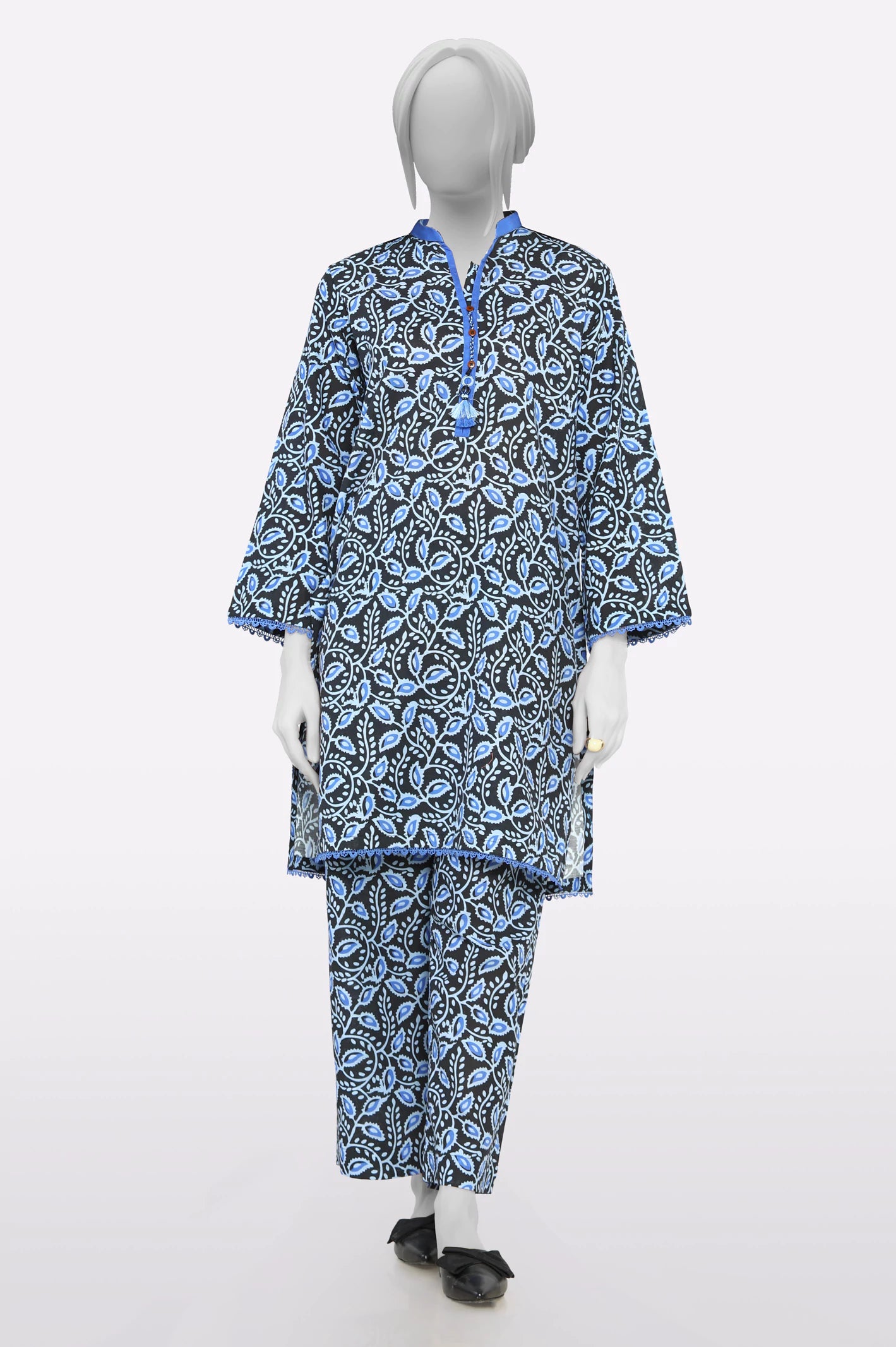 Light Blue Printed 2PC