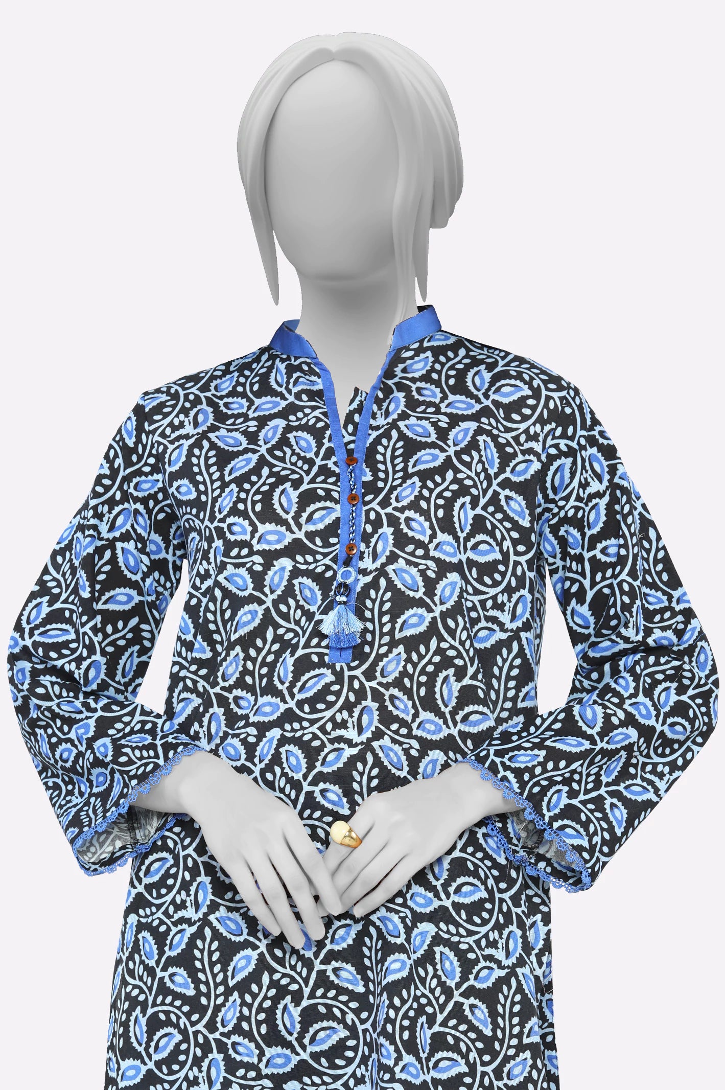 Light Blue Printed 2PC - Image 2