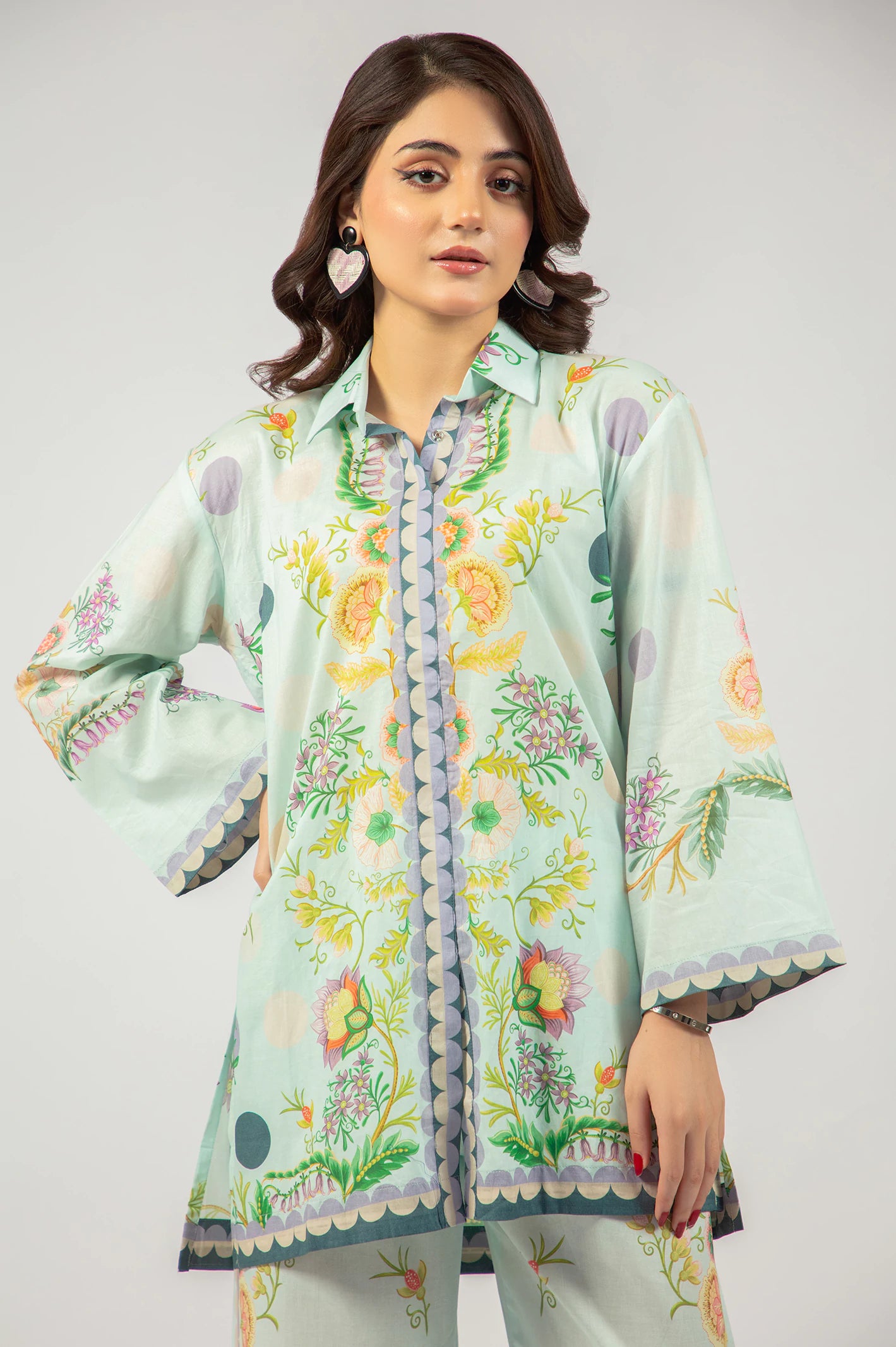 Blue Fusion Printed 2PC - Image 2
