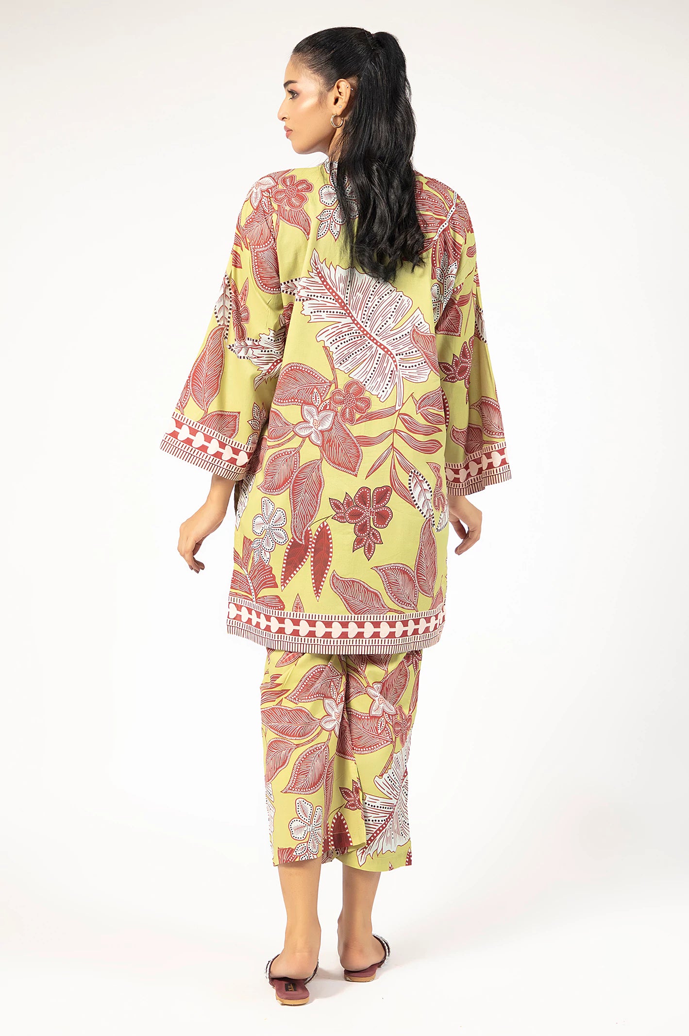 Lime Printed 2PC - Image 4