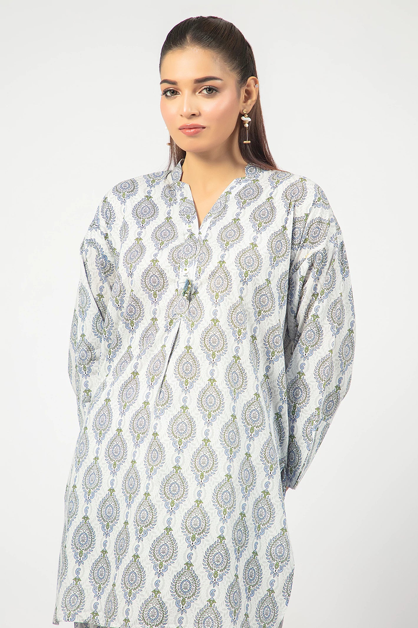 White Printed 2PC - Image 2