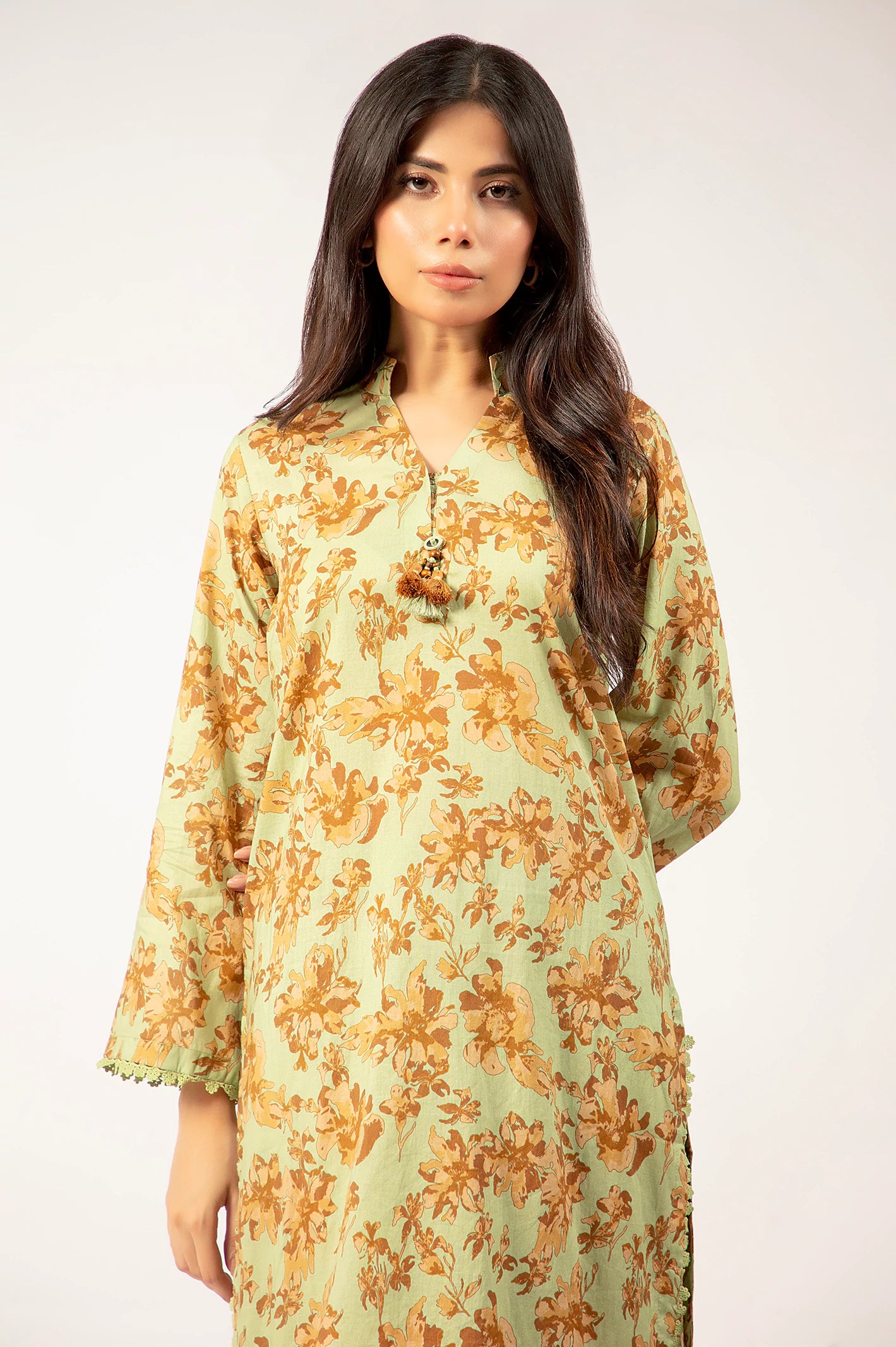 Parrot Green Printed 2PC - Image 2