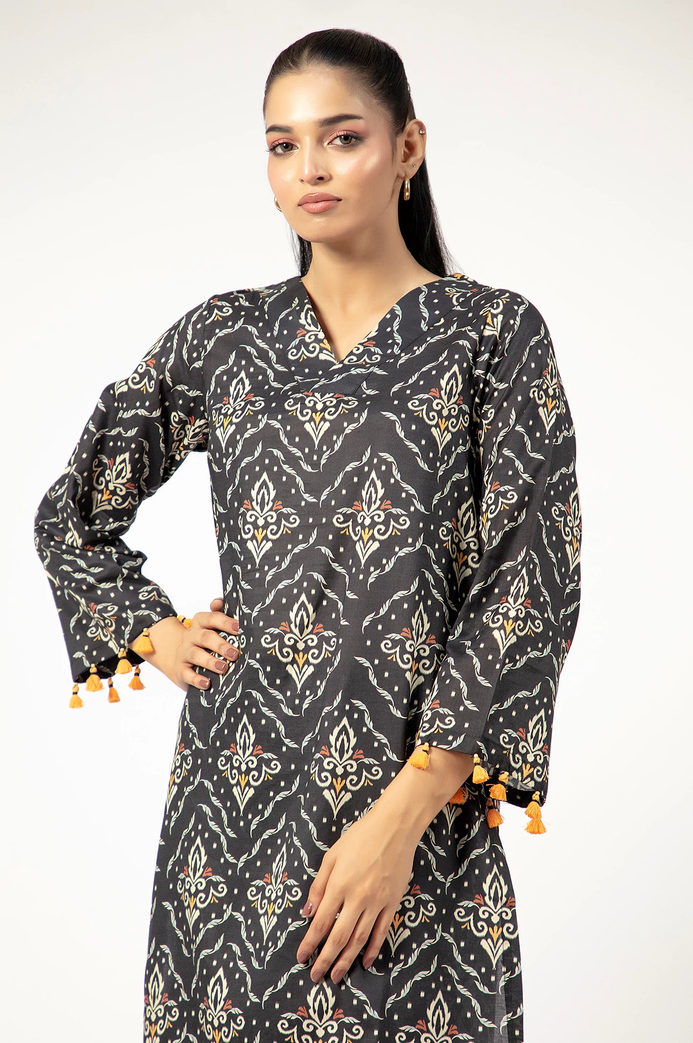 Black Printed 2PC - Image 2