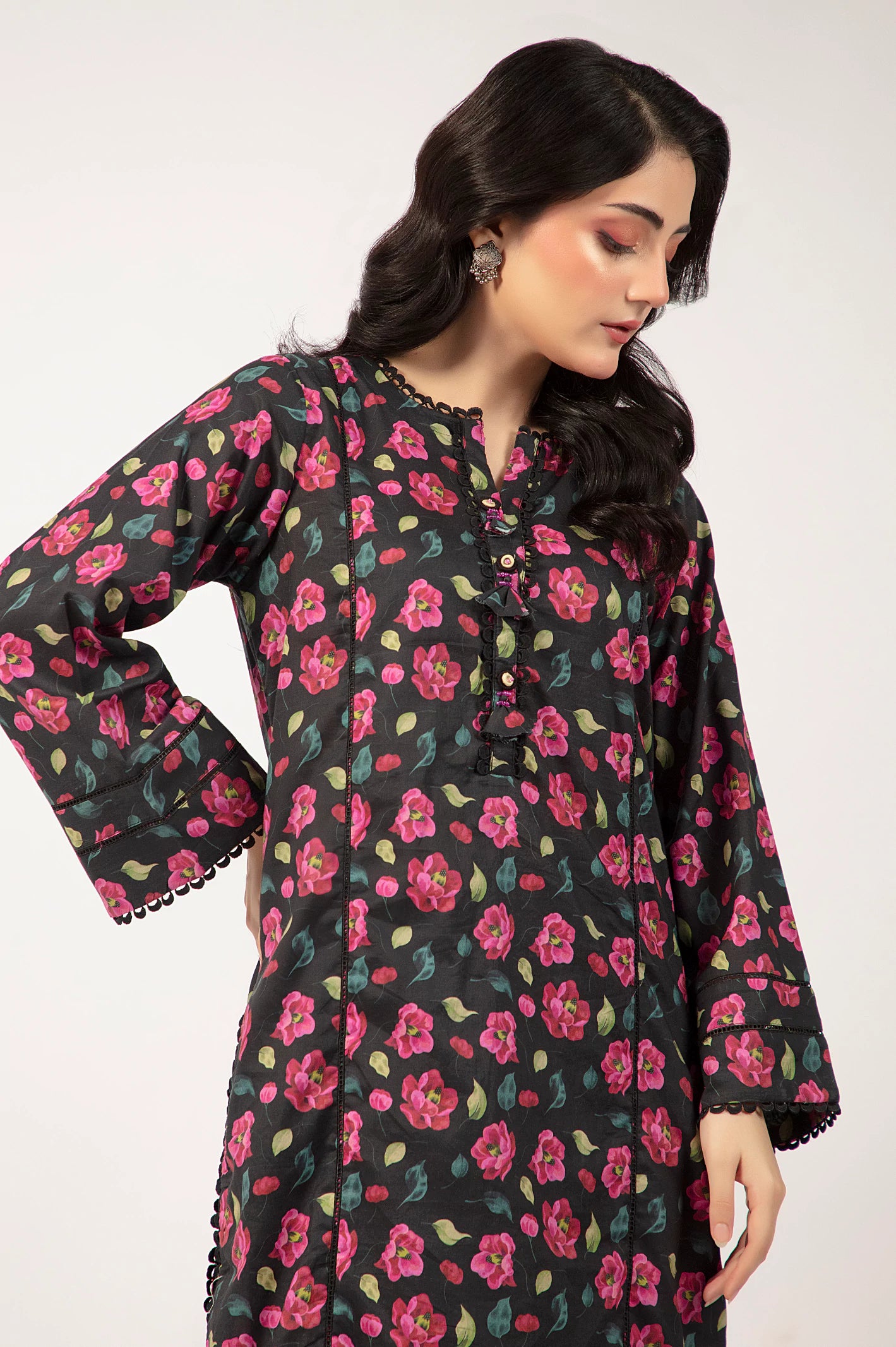 Black Printed 2PC - Image 3
