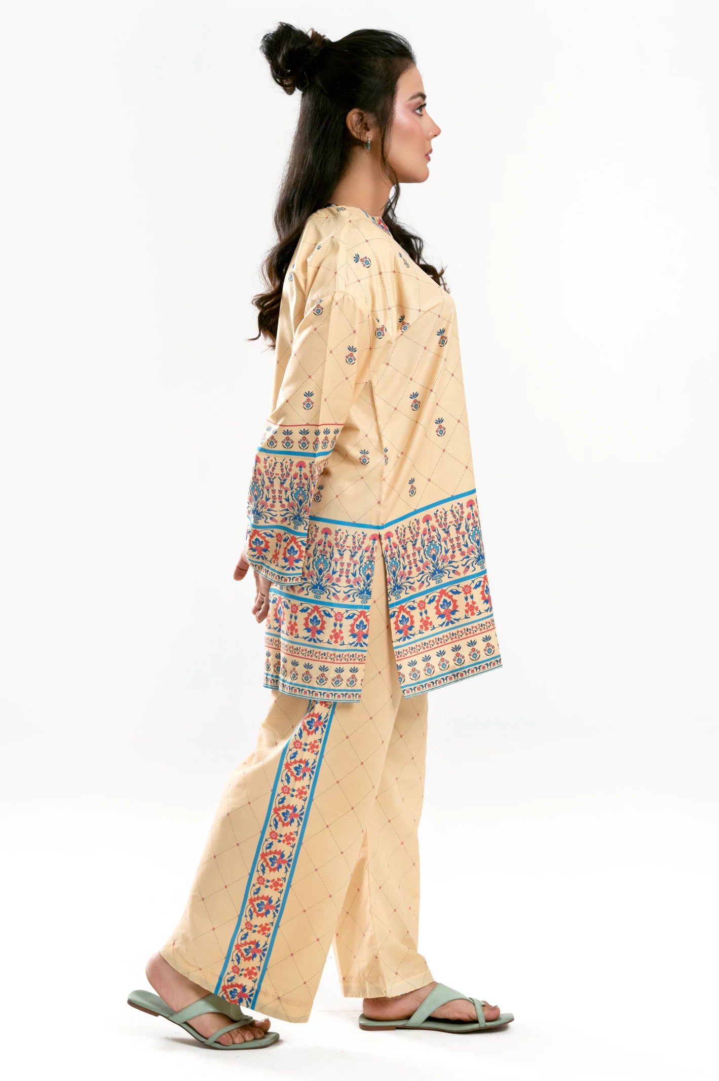 Yellow Printed 2PC - Image 3