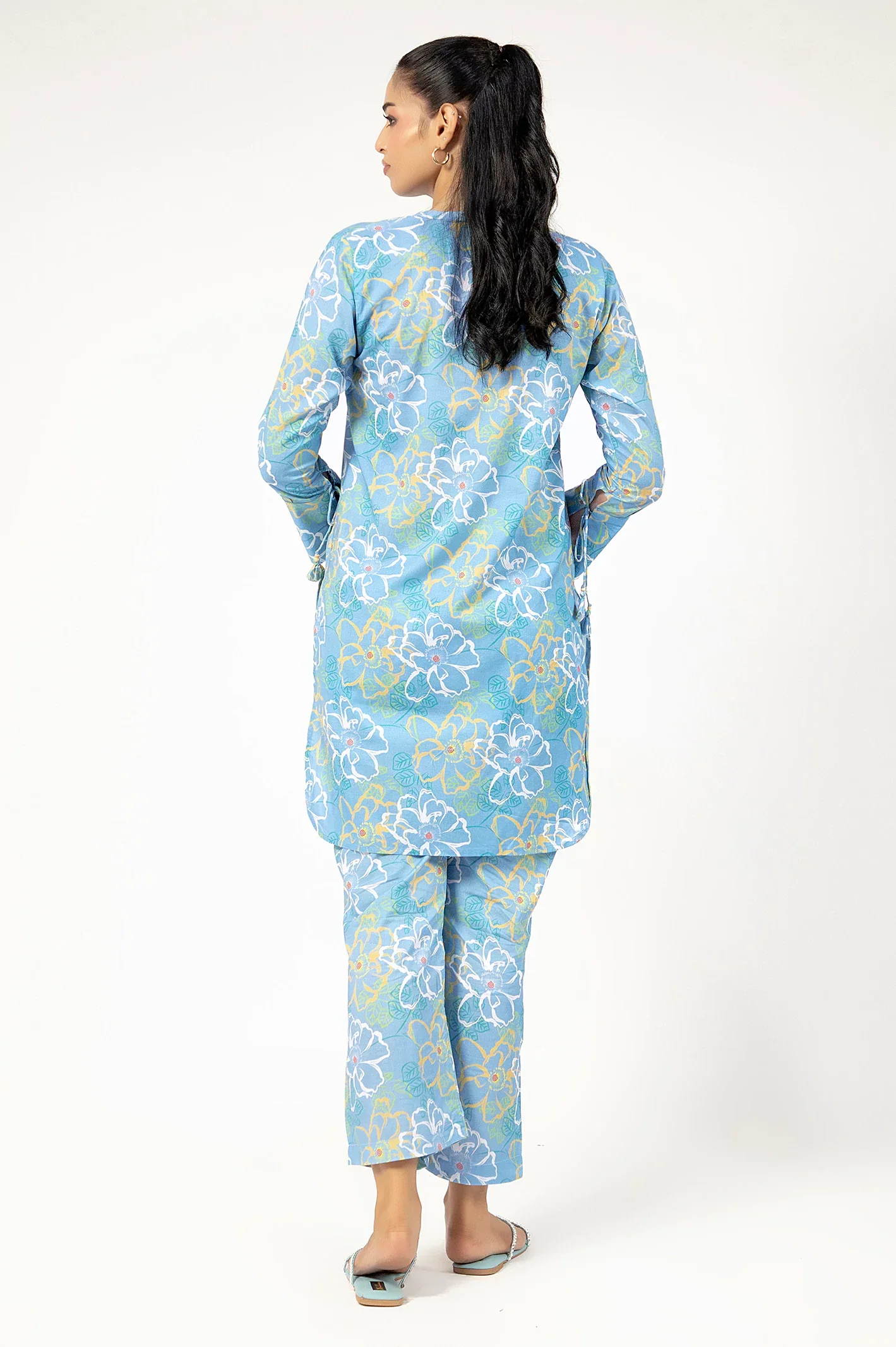Light Blue Printed 2PC - Image 4