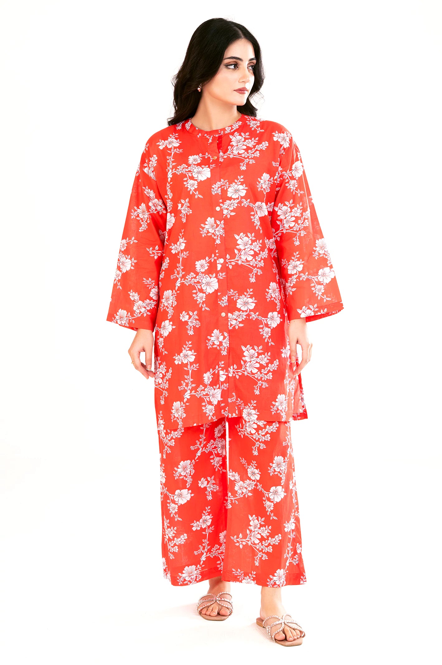 Coral Printed 2PC - Image 3