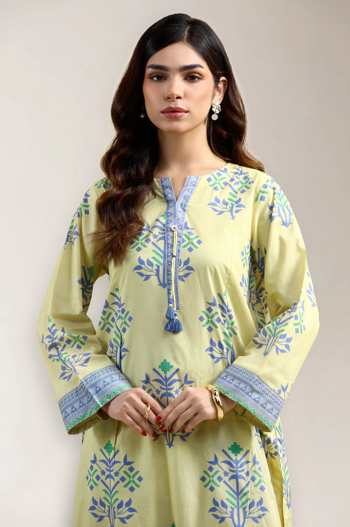 Yellow Printed 2PC - Image 2