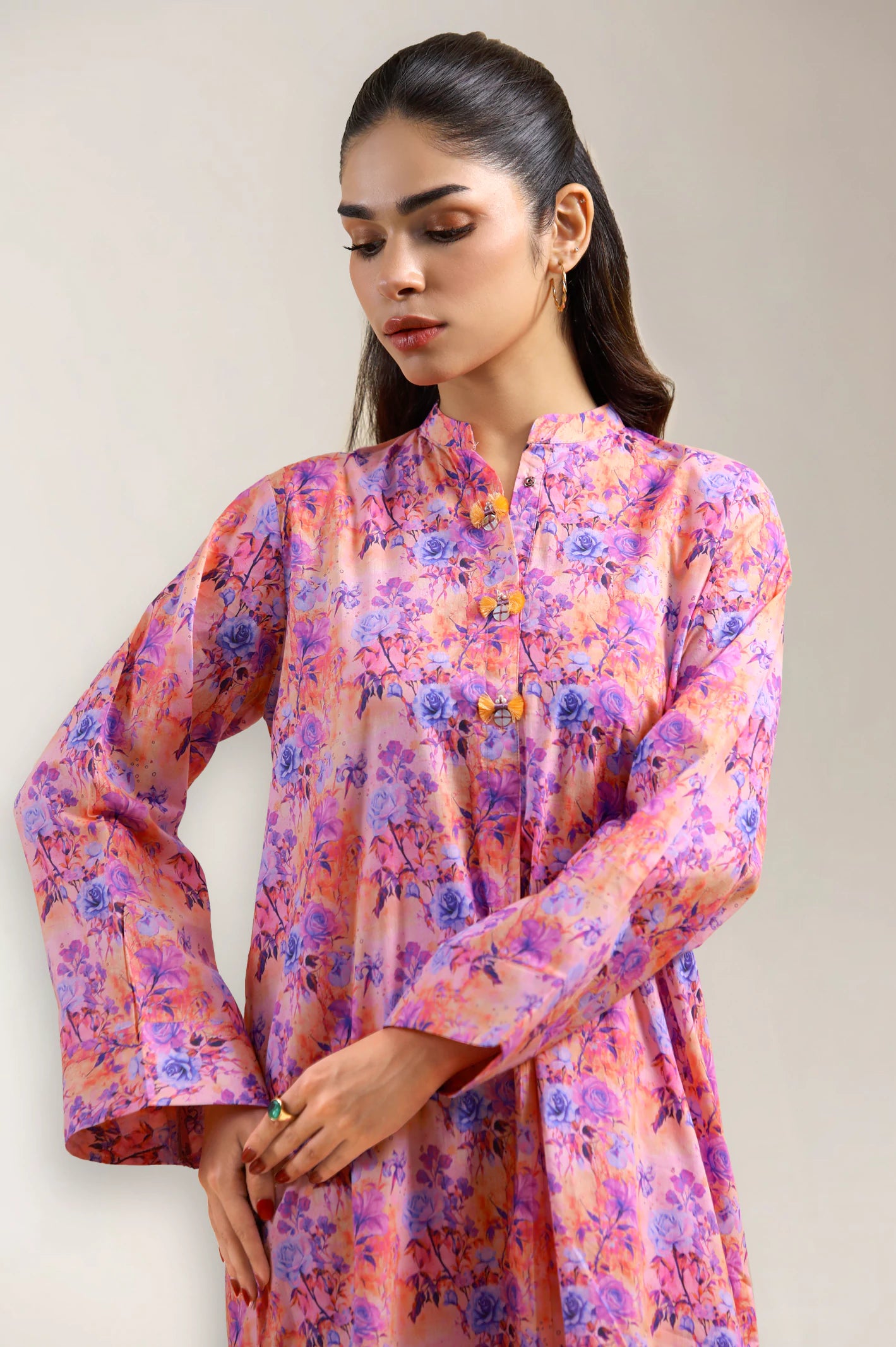 Pink Printed 2PC - Image 2