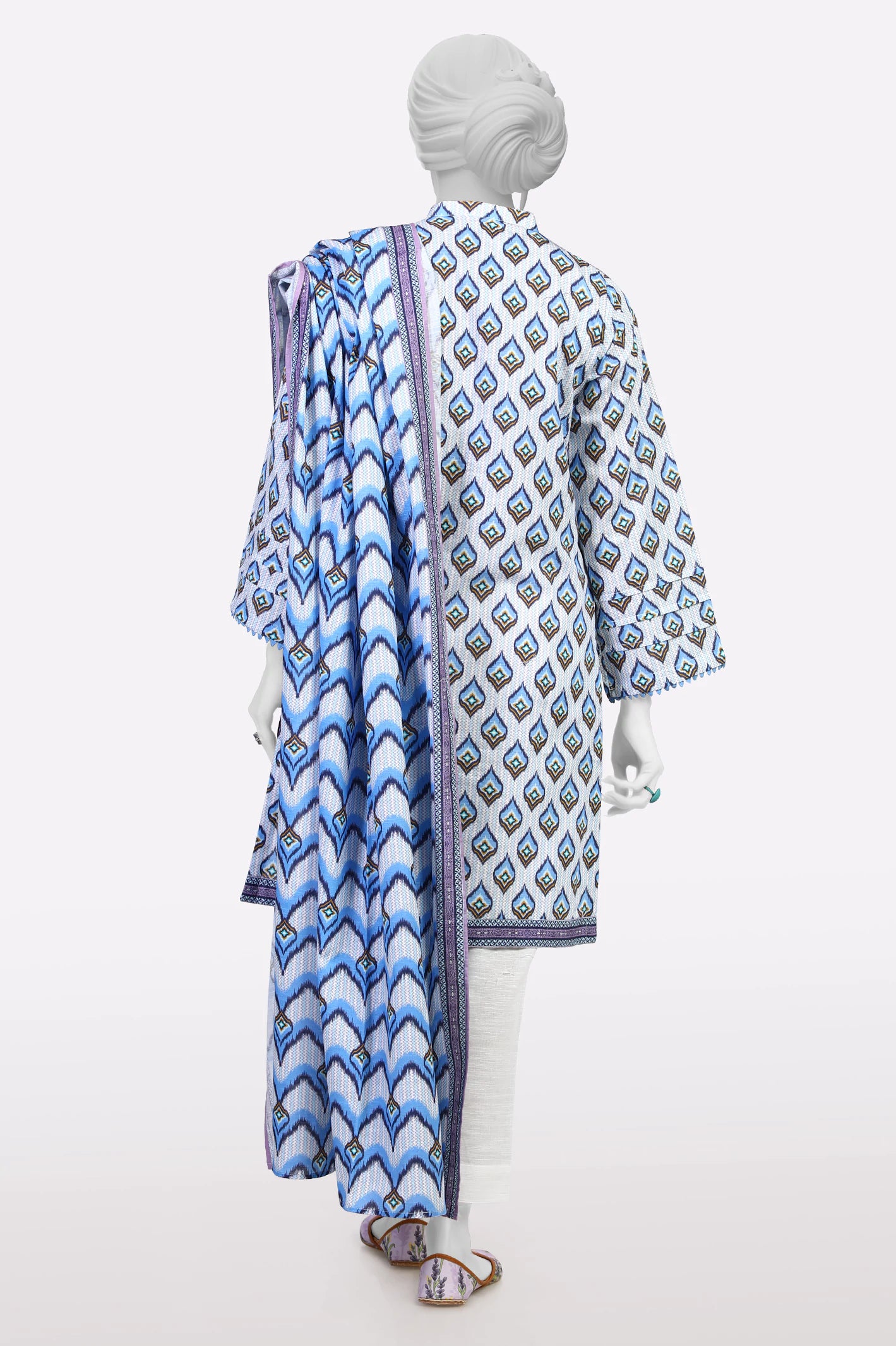 Blue Printed 3PC - Image 3