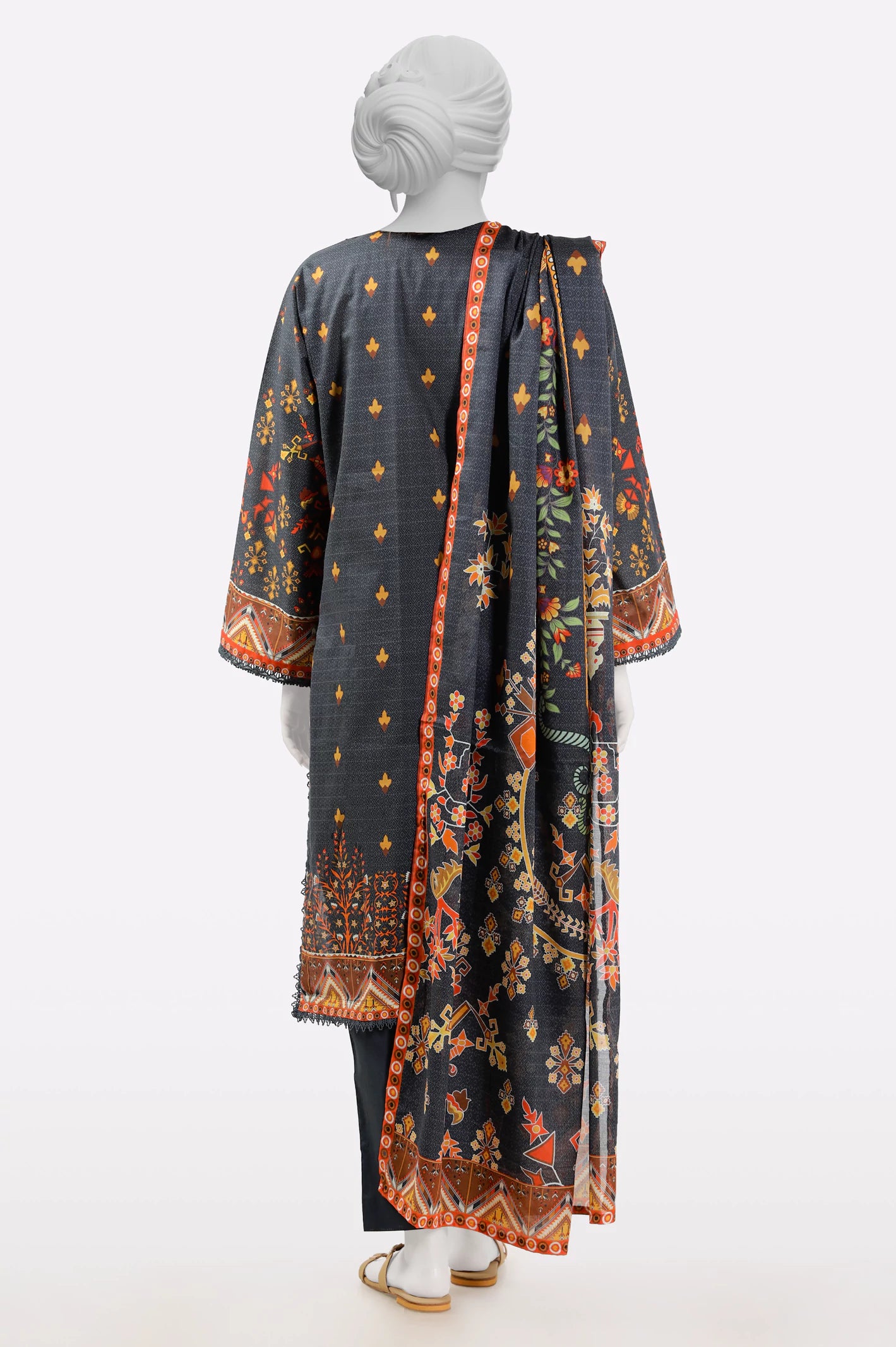 Black Printed 3PC - Image 3