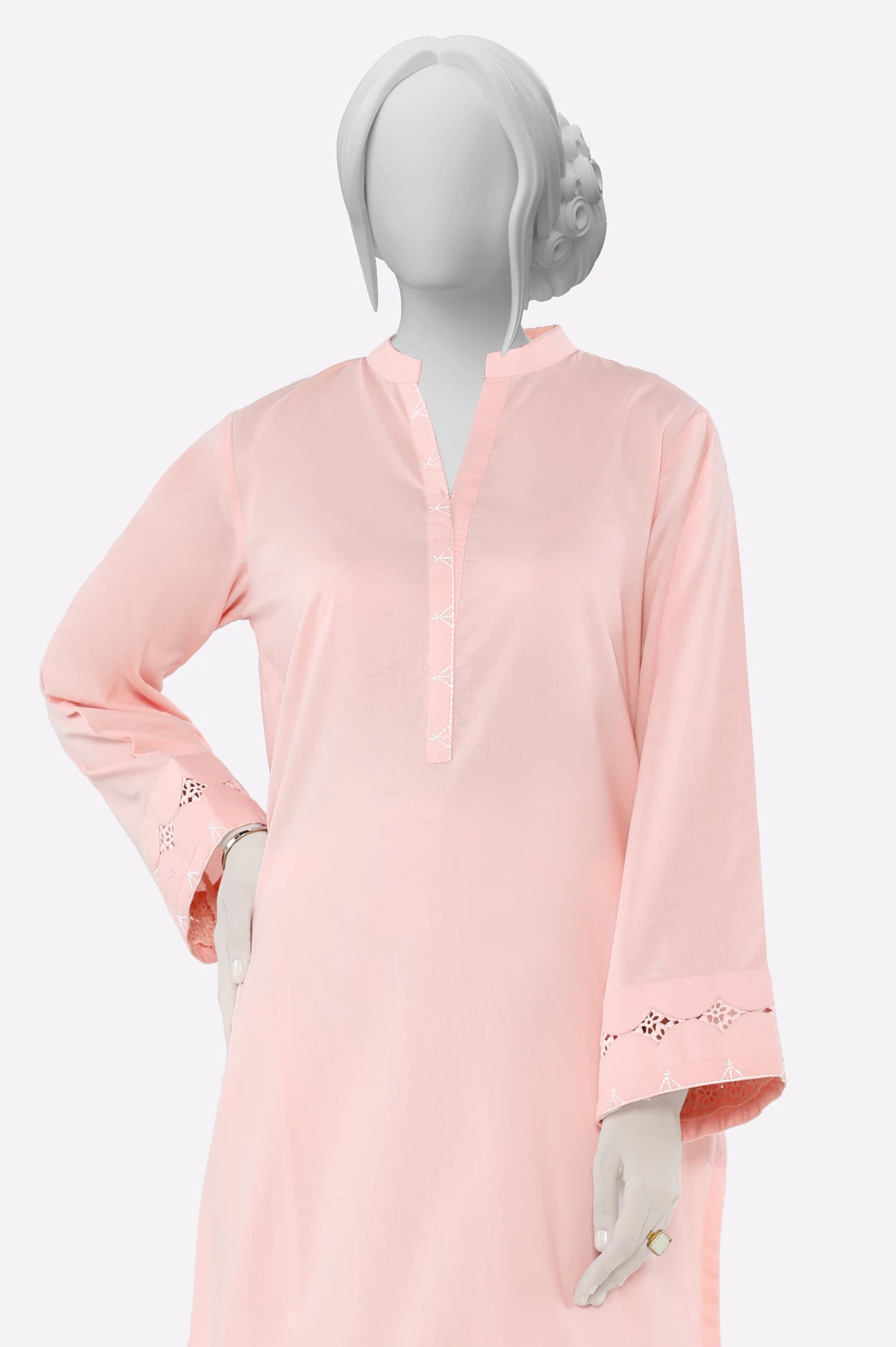 Coral Stylised Kurti - Image 2