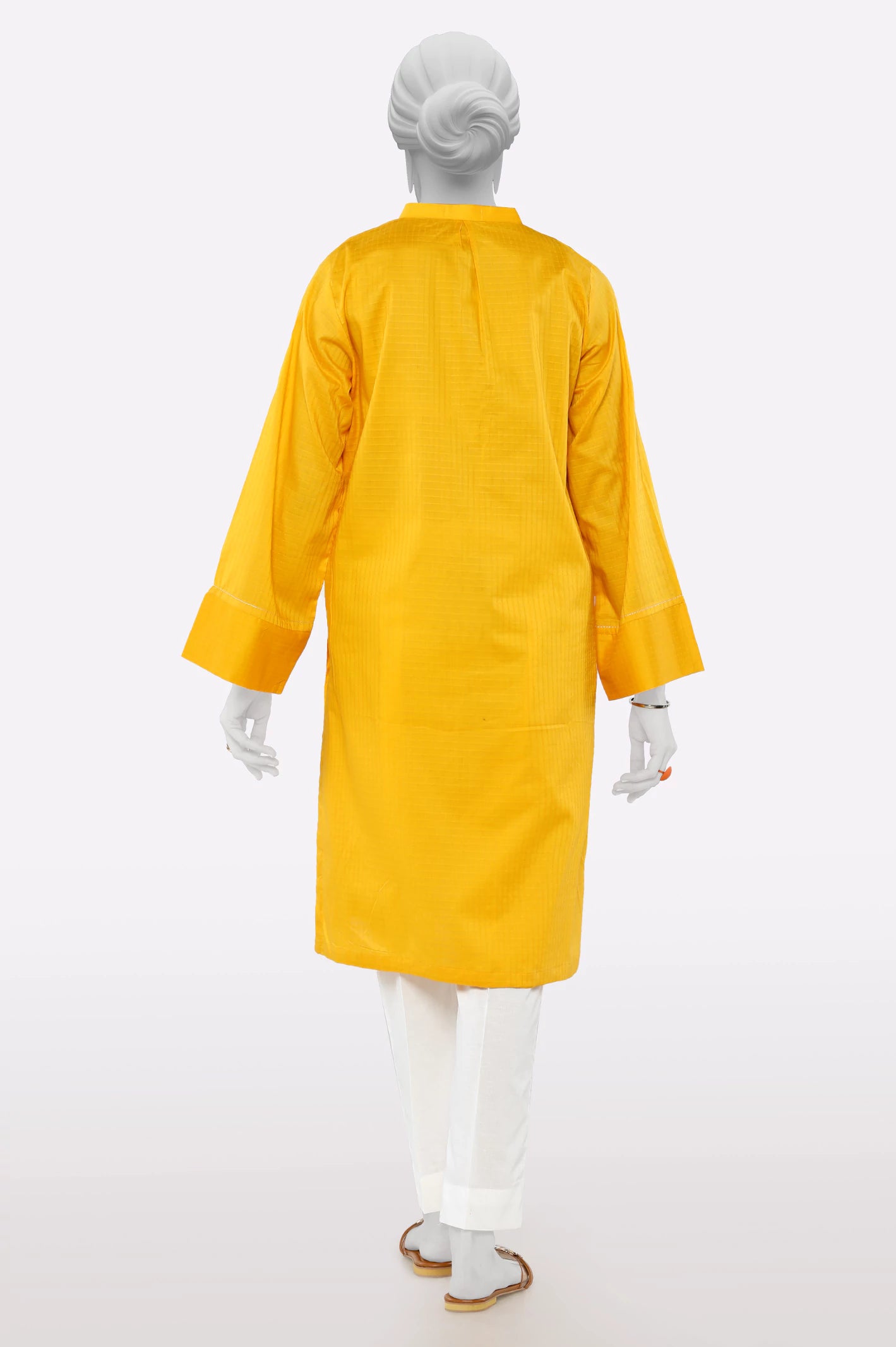 Yellow Stylised Kurti - Image 3