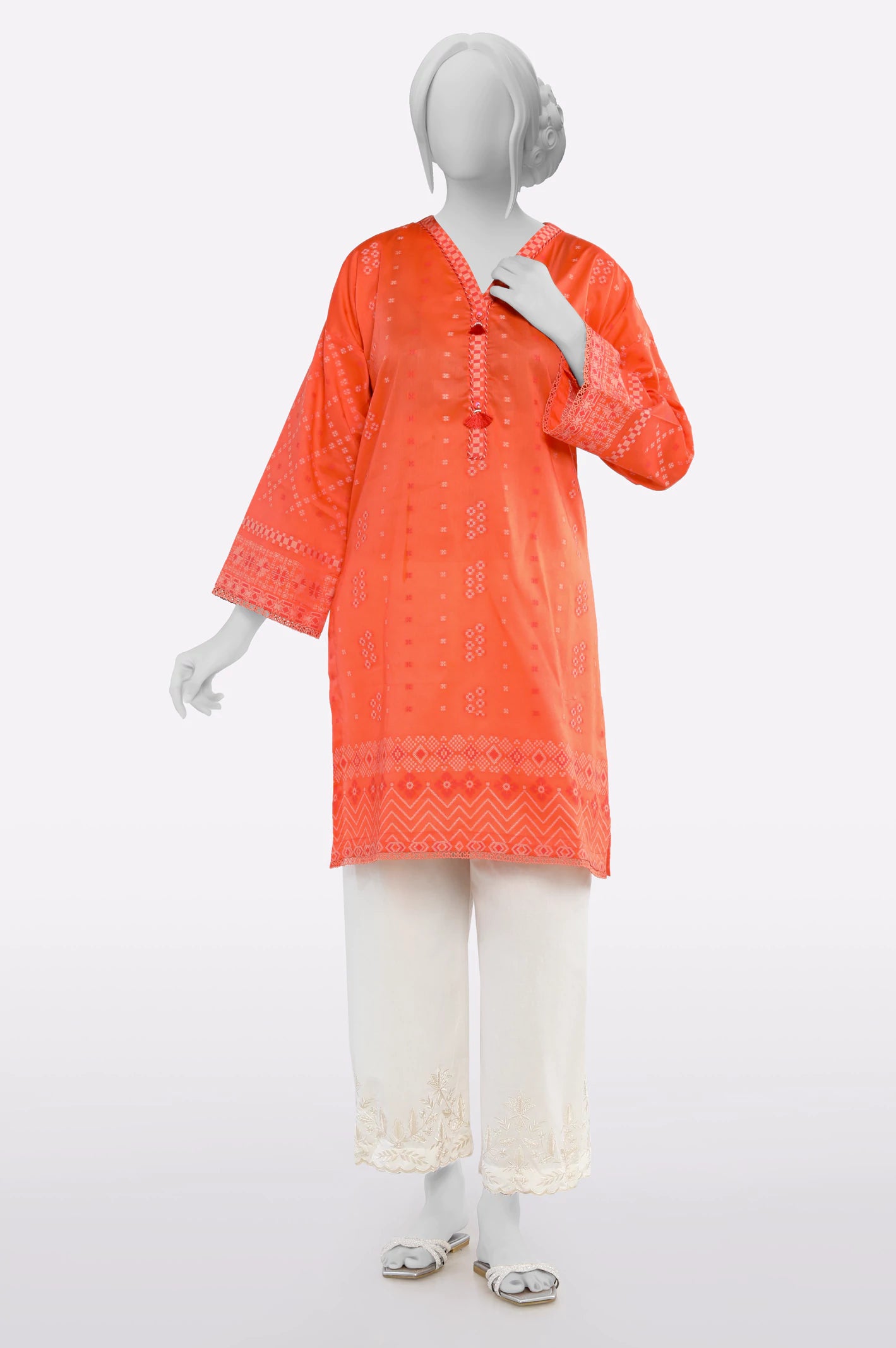 Coral Stylised Kurti