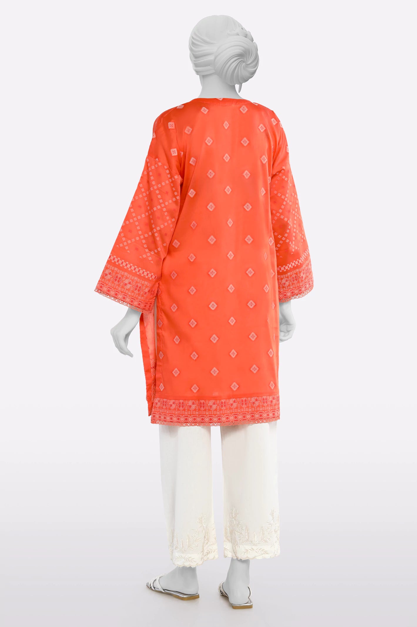 Coral Stylised Kurti - Image 3
