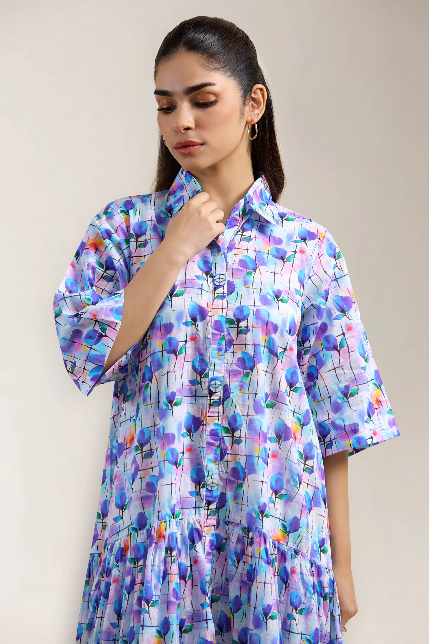 Multicolor Printed Kurti - Image 2